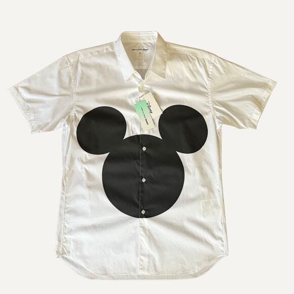 Size M - Comme Des Garçons Shirt Disney Short Sleeve Shirt - Picture 1 of 7